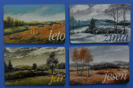 Slovakia X4 Stagioni Seasons Spring Fall Autumn Winter Fall Summer Slovenske Leto Jesen Jar Zima - Stagioni