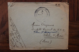 France FFI Cachet Forces Françaises De L'Intérieur FM Enveloppe Cover 93e RI - WW II