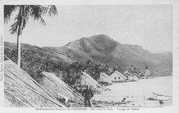 Océanie - Iles Sous Le Vent - Village De Tahaa Animé - Polynésie Française