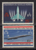 Nouvelles Hebrides  - N°276+277 - Concorde - Cote 13.50€ - * Neufs Avec Trace De Charniere - Ongebruikt