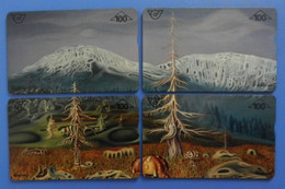 Austria X4 Puzzle Painting Art Scenery - Paesaggi