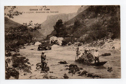 - CPA GORGES DU TARN (81) - Un Rapide, Descente En Barque (belle Animation 1923) - Edition Tesson (MTIL) - - Sonstige & Ohne Zuordnung