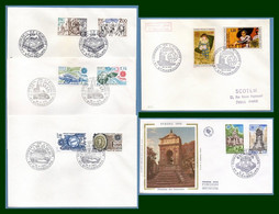 5 FDC France Europa 1975 1978 1979 1981 1982 - Sammlungen