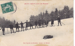Vosges - Une équipe De Skieurs - Avant Le Départ - Other & Unclassified