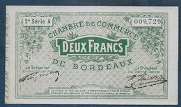 Chambre De Commerce De Bordeaux - 2 Francs  - Pirot N° 9 - Chambre De Commerce