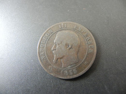 France 10 Centimes 1855 BB - D. 10 Centimes