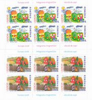 Romania New 2006 EUROPA CEPT Sheet X6 Tirage Limited. - Full Sheets & Multiples