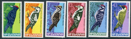 BULGARIA 1978 Woodpeckers MNH / **.  Michel 2701-06 - Unused Stamps