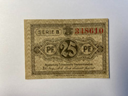 Allemagne Notgeld Mecklenburg 25 Pfennig - Collections
