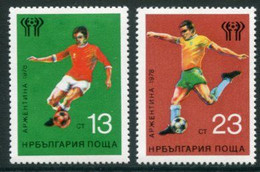 BULGARIA 1978 Football World Cup MNH / **.  Michel 2654-55 - Nuevos