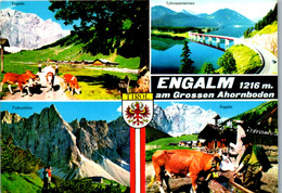 7801 - Tirol - Engalm Am Grossen Ahornboden , Falkenhütte , Sylvensteinersee , Mehrbildkarte - Gelaufen 1997 - Vomp