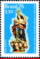 Ref. BR-1401 BRAZIL 1975 RELIGION, IMMACULATE CONCEPTION,, SCULPTURE, MI# 1494, MNH 1V Sc# 1401 - Ungebraucht
