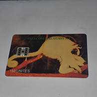 Madagascar-(MDG-10a)-verreauxi Monkey-(2)-(150units)-(01771732)-used Card+1card Prepiad - Madagaskar