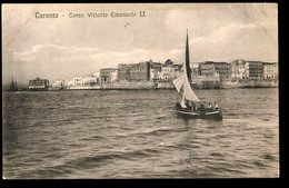 Taranto Corso Vittorio Emanuele II 1916 Sansone Barca - Taranto