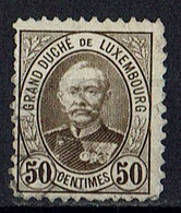 Luxemburg 1891 // Mi. 63 O // Freimarken // Großherzog Adolphe - 1891 Adolphe Voorzijde