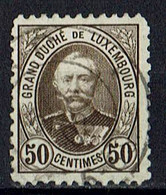 Luxemburg 1891 // Mi. 63 O // Freimarken // Großherzog Adolphe - 1891 Adolphe Voorzijde