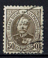 Luxemburg 1891 // Mi. 63 O // Freimarken // Großherzog Adolphe - 1891 Adolphe Front Side