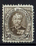 Luxemburg 1891 // Mi. 63 O // Freimarken // Großherzog Adolphe - 1891 Adolphe Voorzijde