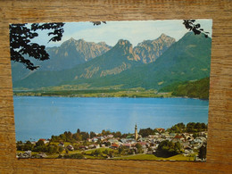 Autriche , St. Gilgen , Am Wolfgangsee , Malerisches Salzkammergut , Berge Im Hintergrund Von Links "" Beau Timbre "" - St. Gilgen