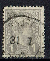 Luxemburg 1895 // Mi. 67 O // Freimarken // Großherzog Adolphe - 1895 Adolphe De Profil