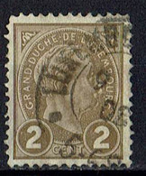 Luxemburg 1895 // Mi. 68 O // Freimarken // Großherzog Adolphe - 1895 Adolphe Profil