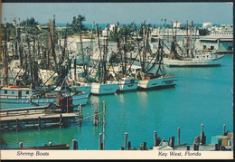 °°° 25437 - USA - FL - KEY WEST - SHRIMP BOATS - 1986 With Stamps °°° - Key West & The Keys