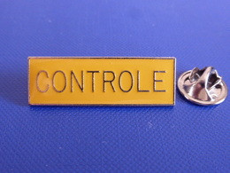 Pin's RATP - Controle - Style Badge Controleur - Métro Bus Paris (QA12) - Transport