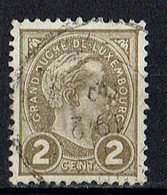 Luxemburg 1895 // Mi. 68 O // Freimarken // Großherzog Adolphe - 1895 Adolphe Profil