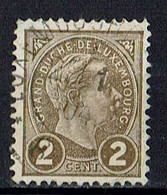 Luxemburg 1895 // Mi. 68 O // Freimarken // Großherzog Adolphe - 1895 Adolphe Profil