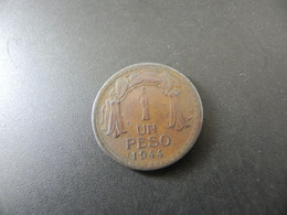 Chile 1 Peso 1944 - Chile