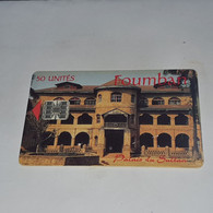 Cameroon-(CM-39)-foumban-(7)-(50units)-(01119203)-used Card+1card Prepiad - Cameroon