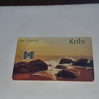 Cameroon-(CM-40)-kribi-(8)-(100units)-(01147571)-used Card+1card Prepiad - Cameroun