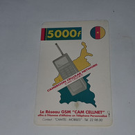 Cameroon-(CM-C-02)-gsm Cellnet-(13)-(5000f)-(a)-used Card+1card Prepiad - Kameroen