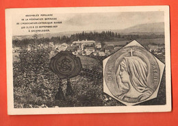 ZLI-17 RARE Litho Saignelégier Assemblée Fédération Bern. Association Catholique Suisse 1907 Circ. 1911 - Saignelégier