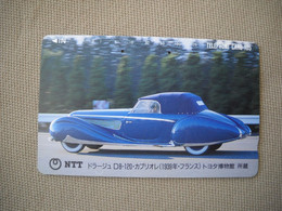 6849 Télécarte Collection NTT 1939    (scans Recto Verso)  Carte Téléphone - Autos