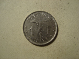 MONNAIE BELGIQUE 1 FRANC 1928 ( En Néerlandais ) - 1 Franc