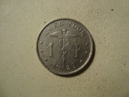 MONNAIE BELGIQUE 1 FRANC 1929 ( En Néerlandais ) - 1 Franc