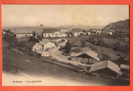 ZLI-35 Saint-Brais.Cachet Train Chaux-de-Fonds Saignelégier 1908 Vers Br. Edit. Queloz - Saignelégier
