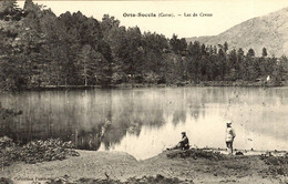 CORSE - Randonneurs Au LAC (boisé) DE CRENO Entre SOCCIA Et ORTO - Coll. Pastinelli - Autres & Non Classés