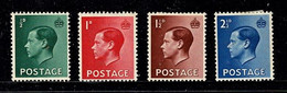 Great Britain 1936 King Edward VIII Set Of 4 MH - Nuovi