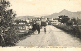 CORSE - ILE ROUSSE - Vue Prise De La Route De La Plage - Au Fond, La GARE - Andere & Zonder Classificatie