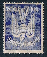GERMANY 200M 1923 SG 273 W-45 MESH OFFSET ERROR PERFECT PRINT ON BOTH SIDES MINT - Sammlungen