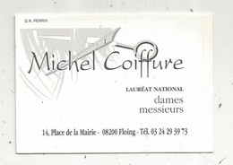 Calendrier ,4 Pages , 1999 , MICHEL COIFFURE , 08 , FLOING   , 3 Scans , AUTOMOBILE,carburateur CLAUDEL - Tamaño Pequeño : 1991-00