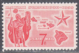 UNITED STATES     SCOTT NO  C55    MNH   YEAR  1959 - 2b. 1941-1960 Unused