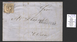 Thurn Und Taxis,Nr.34 I,EF,gep.Bahnpost (202) - Lettres & Documents