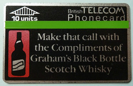 UK - Great Britain - BTA001 - Advertising - Graham's Black Bottle Scotch Whisky - 10 Units - 610S - Mint - R - BT Werbezwecke