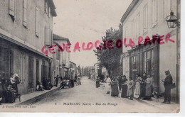 32 - MARCIAC - RUE DU HOUGA  -EDITEUR TAPIE AUCH N° 6 - GERS  1906 - Other & Unclassified