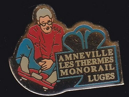 70195- Pin's.Amnéville-les-Thermes .Monorail.Luge. - Winter Sports