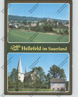 5768 SUNDERN - HELLEFELD, Dorfansichten - Sundern