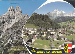 1447) Berggrüße Aus FILZMOOS - Tolle AK - Häuser Details U. Hofpürglhütte - Bischofmütze - Filzmoos